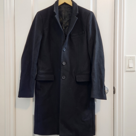Sandro Other - Sandro brushed felt long coat S